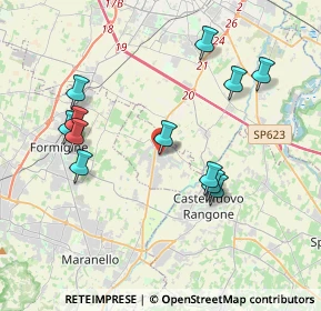 Mappa Via Sicilia, 41051 Castelnuovo Rangone MO, Italia (3.97417)