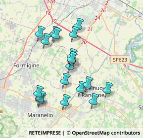 Mappa Via Sicilia, 41051 Castelnuovo Rangone MO, Italia (3.53556)