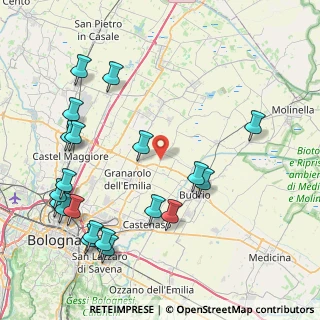 Mappa Via Marana, 40054 Budrio BO, Italia (10.255)