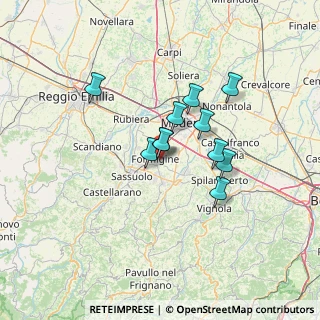 Mappa Via San Antonio, 41043 Formigine MO, Italia (10.11)