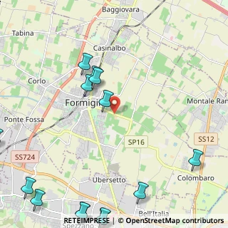 Mappa Via San Antonio, 41043 Formigine MO, Italia (3.27143)