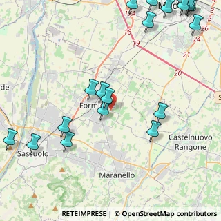 Mappa Via San Antonio, 41043 Formigine MO, Italia (6.252)