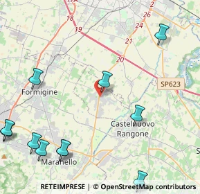 Mappa Via Piemonte, 41051 Castelnuovo Rangone MO, Italia (6.47077)