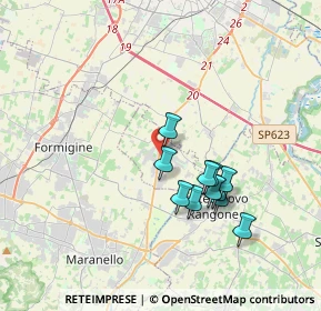 Mappa Via Piemonte, 41051 Castelnuovo Rangone MO, Italia (3.16909)