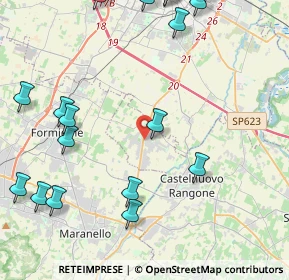 Mappa Via Piemonte, 41051 Castelnuovo Rangone MO, Italia (6.0655)