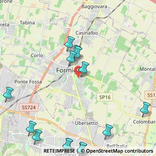 Mappa Via Fratelli Cervi, 41043 Formigine MO, Italia (3.07286)