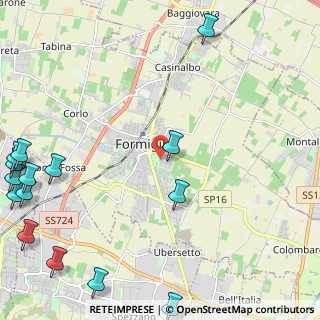 Mappa Via Fratelli Cervi, 41043 Formigine MO, Italia (3.602)