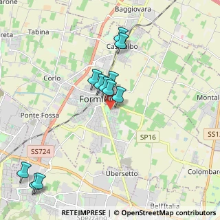 Mappa Via Fratelli Cervi, 41043 Formigine MO, Italia (1.99273)