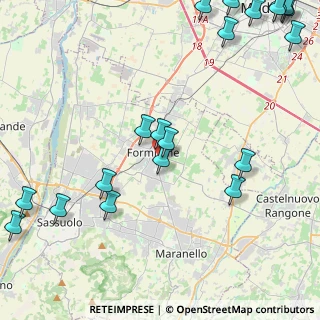 Mappa Via Fratelli Cervi, 41043 Formigine MO, Italia (6.258)