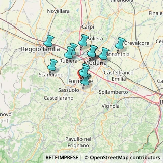 Mappa Via Fratelli Cervi, 41043 Formigine MO, Italia (10.02769)