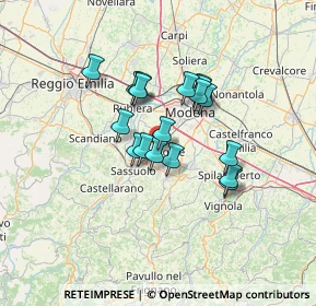 Mappa Via Raffaello Sanzio, 41043 Formigine MO, Italia (10.00278)