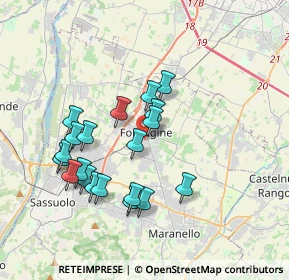 Mappa Via Raffaello Sanzio, 41043 Formigine MO, Italia (3.4735)