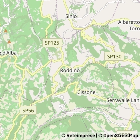 Mappa Roddino