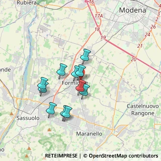 Mappa Via Toscana, 41043 Formigine MO, Italia (3.00727)