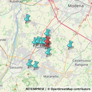 Mappa Via Toscana, 41043 Formigine MO, Italia (2.39385)