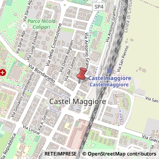 Mappa Via gramsci antonio 34/b, 40013 Castel Maggiore, Bologna (Emilia Romagna)