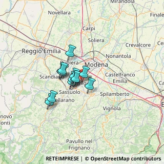 Mappa Via Giuseppe Mazzini, 41043 Formigine MO, Italia (8.11154)