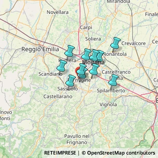 Mappa Via Trento, 41043 Formigine MO, Italia (8.25636)