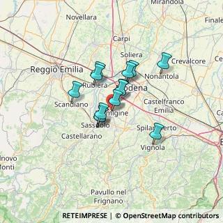 Mappa Via Giacomo Matteotti, 41043 Formigine MO, Italia (8.83846)