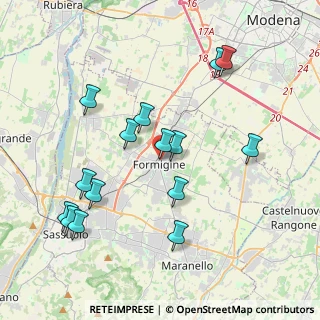 Mappa Via Trento, 41043 Formigine MO, Italia (4.12333)