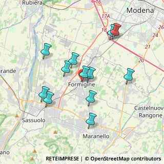 Mappa Via Giacomo Matteotti, 41043 Formigine MO, Italia (3.505)