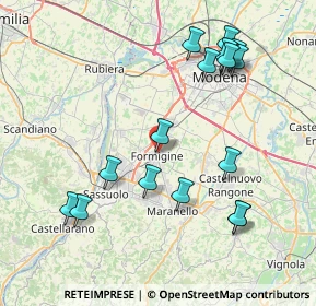 Mappa Via Trento, 41043 Formigine MO, Italia (8.84176)