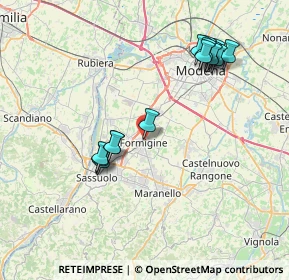 Mappa Via Giacomo Matteotti, 41043 Formigine MO, Italia (7.95467)