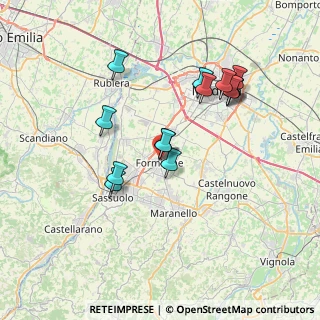 Mappa Via Trento, 41043 Formigine MO, Italia (6.82)