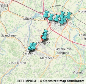 Mappa Via Gandini, 41043 Formigine MO, Italia (5.915)