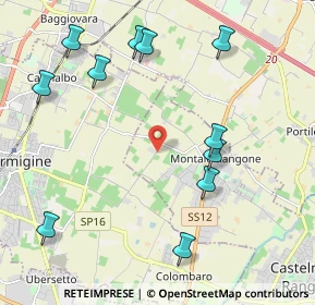 Mappa Via Galliana, 41051 Castelnuovo Rangone MO, Italia (2.45182)