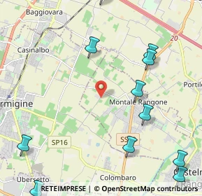 Mappa Via Galliana, 41051 Castelnuovo Rangone MO, Italia (2.96545)