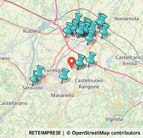 Mappa Via Galliana, 41051 Castelnuovo Rangone MO, Italia (7.03684)