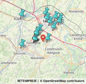 Mappa Via Galliana, 41051 Castelnuovo Rangone MO, Italia (5.84588)