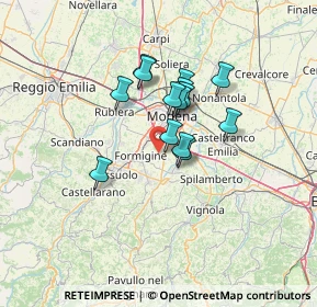 Mappa Via Galliana, 41051 Castelnuovo Rangone MO, Italia (9.69357)