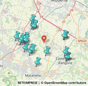 Mappa Via Galliana, 41051 Castelnuovo Rangone MO, Italia (3.815)