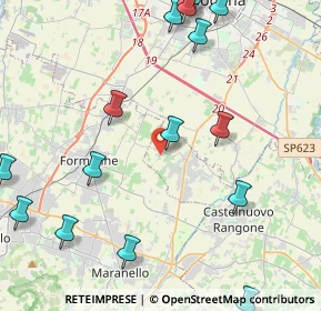 Mappa Via Galliana, 41051 Castelnuovo Rangone MO, Italia (5.67938)