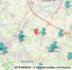 Mappa Via Galliana, 41051 Castelnuovo Rangone MO, Italia (6.40462)