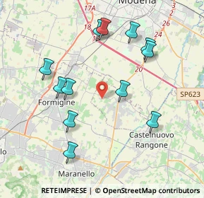 Mappa Via Galliana, 41051 Castelnuovo Rangone MO, Italia (4.06417)