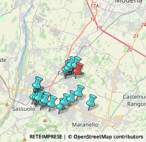 Mappa Via Nazario Sauro, 41043 Formigine MO, Italia (3.6505)