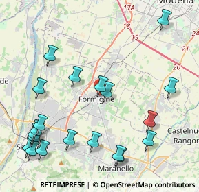 Mappa Via Nazario Sauro, 41043 Formigine MO, Italia (5.251)