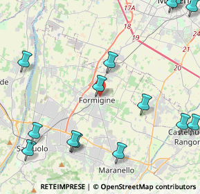 Mappa Via Nazario Sauro, 41043 Formigine MO, Italia (6.986)