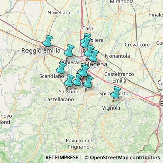 Mappa Via Nazario Sauro, 41043 Formigine MO, Italia (9.06846)