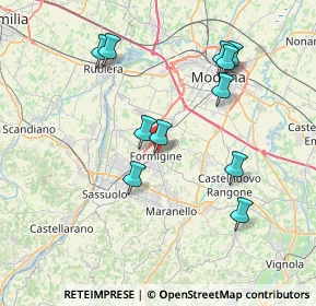 Mappa Via Nazario Sauro, 41043 Formigine MO, Italia (7.60818)