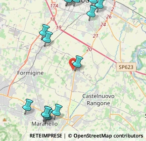 Mappa Via Grizzaga, 41051 Castelnuovo Rangone MO, Italia (6.373)