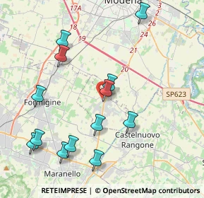 Mappa Via Grizzaga, 41051 Castelnuovo Rangone MO, Italia (4.47)