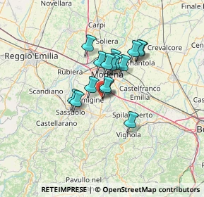 Mappa Via Grizzaga, 41051 Castelnuovo Rangone MO, Italia (9.03188)