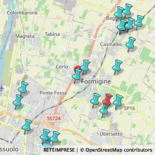 Mappa Via Riccardo Zandonai, 41043 Formigine MO, Italia (3.1565)
