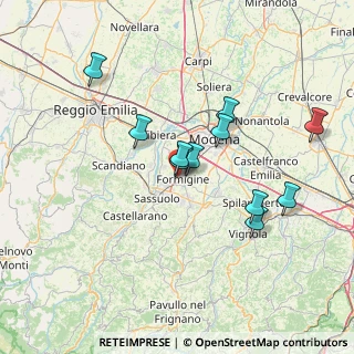 Mappa Via Riccardo Zandonai, 41043 Formigine MO, Italia (13.14091)