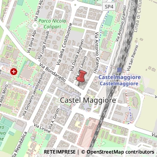 Mappa Via Bondanello, 7, 40013 Castel Maggiore, Bologna (Emilia Romagna)