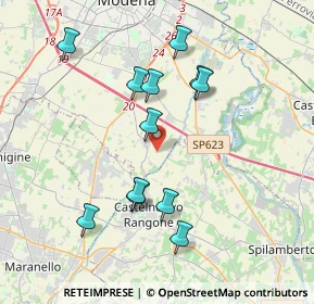 Mappa Stradello Portile, 41126 Modena MO, Italia (3.73667)